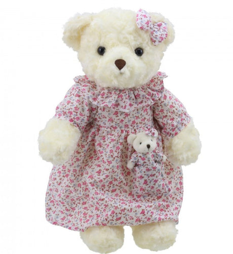 Wilberry Bedtime Mommy and Daddy Bear with Baby Bears - Little Whispers