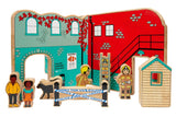 Lanka Kade Wooden Police Scene Characters (Get 1 FREE) - Little Whispers