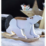 Vilac Pompon Bear Rocker(Direct Shipping) - Little Whispers