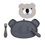 Tum Tum Silicone Baby Weaning Set with Bib and Cup - Little Whispers