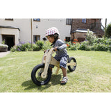 Trybike Natural Wood 4-in-1 Balance Bike + Seat Cover & Safety Pad - Little Whispers