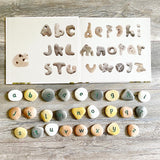 Yellow Door Lowercase Alphabet Pebbles - Little Whispers